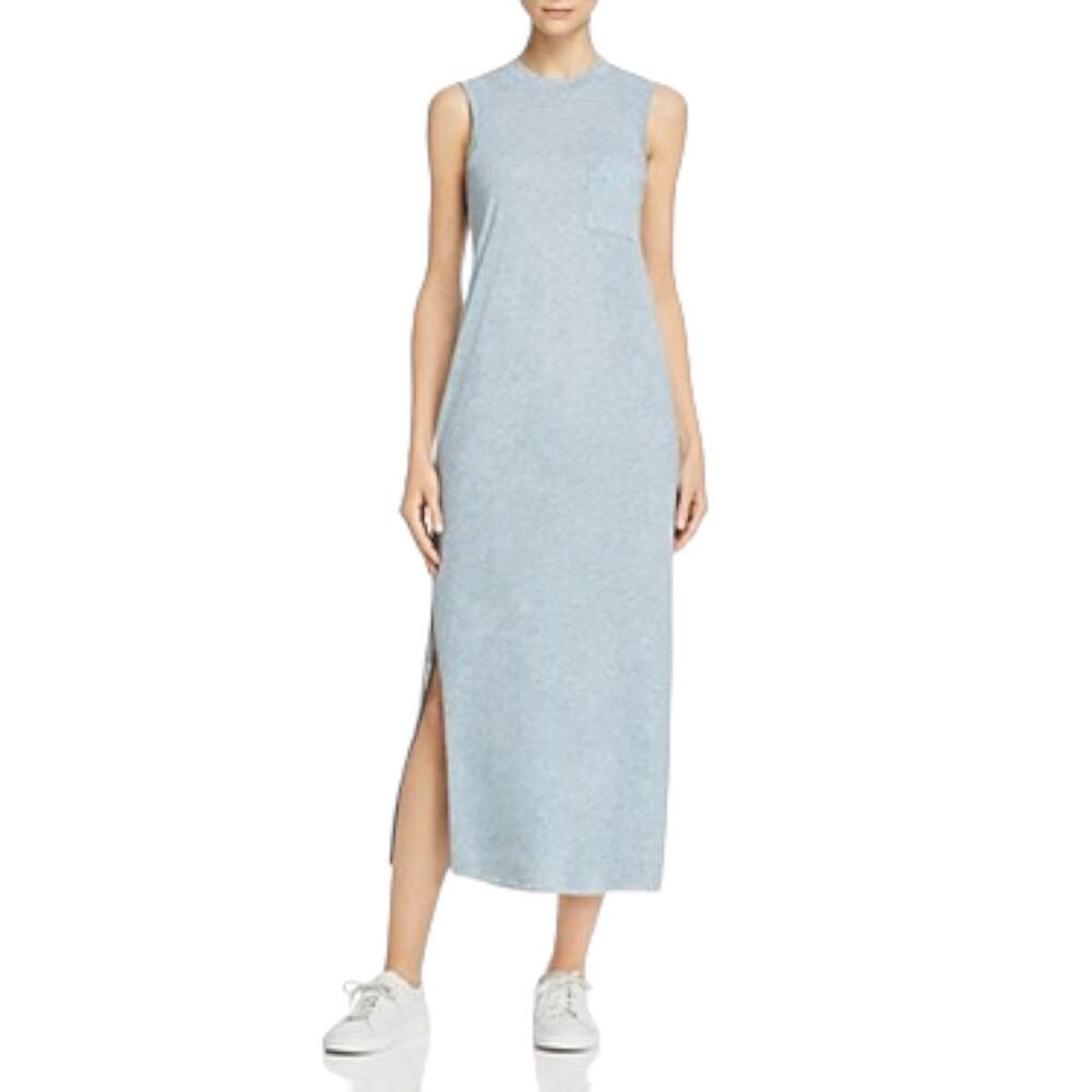 ATM Anthony Thomas Melillo Womens XS Side Split Tank Dress Speckled Blue